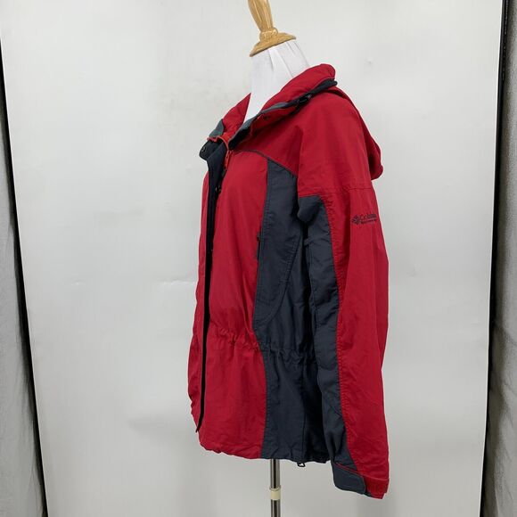 Columbia Interchange Jacket Womens M Medium Red Full Zip *No Removable Lining - Picture 5 of 15